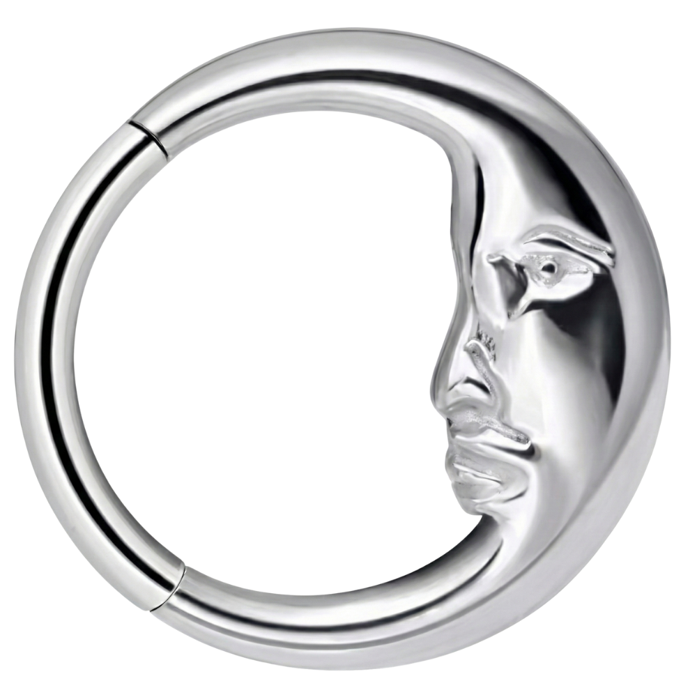 Titanium segmentclicker - Halve maan