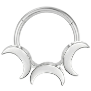Titanium gesegmenteerde clicker - drie halve manen