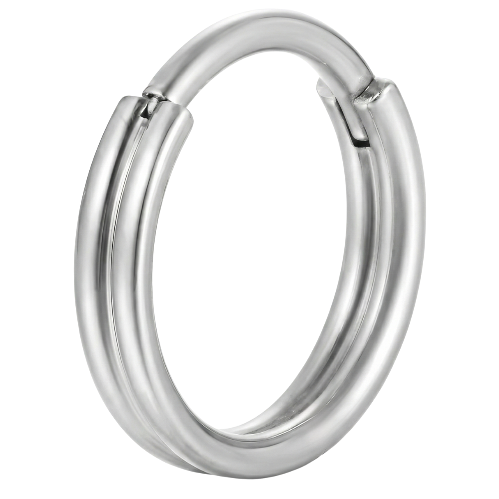 Titanium gesegmenteerde dubbele dikke clicker - Cirkel