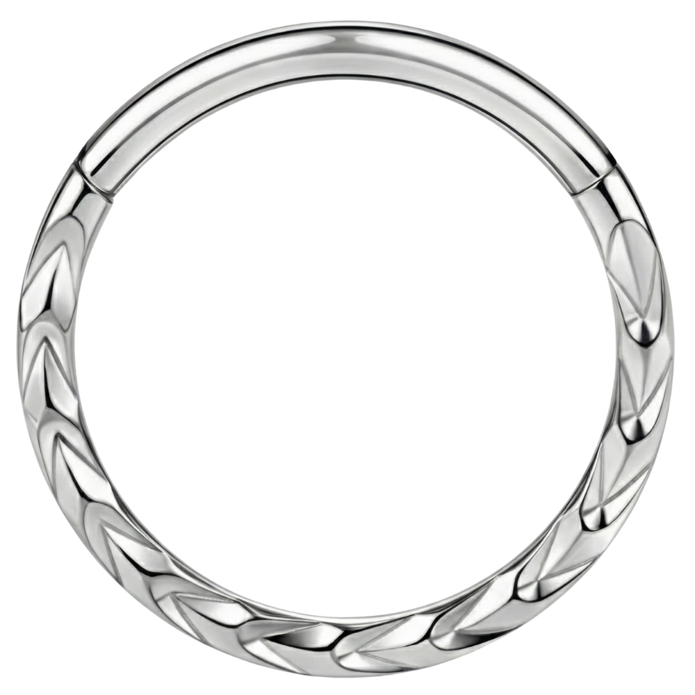 Titanium gesegmenteerde clicker, oor-cirkelstructuur