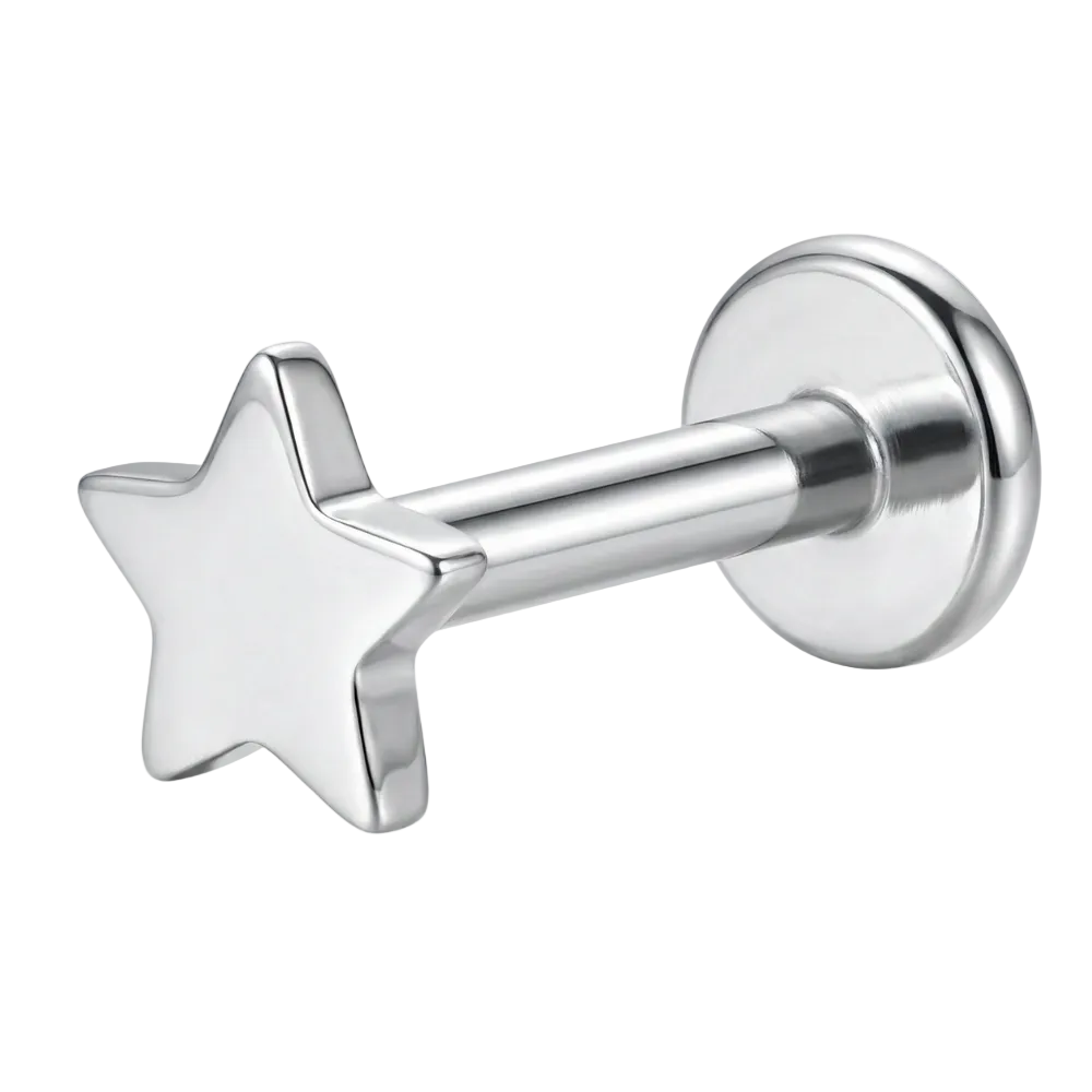 Titanium Labret - Ster