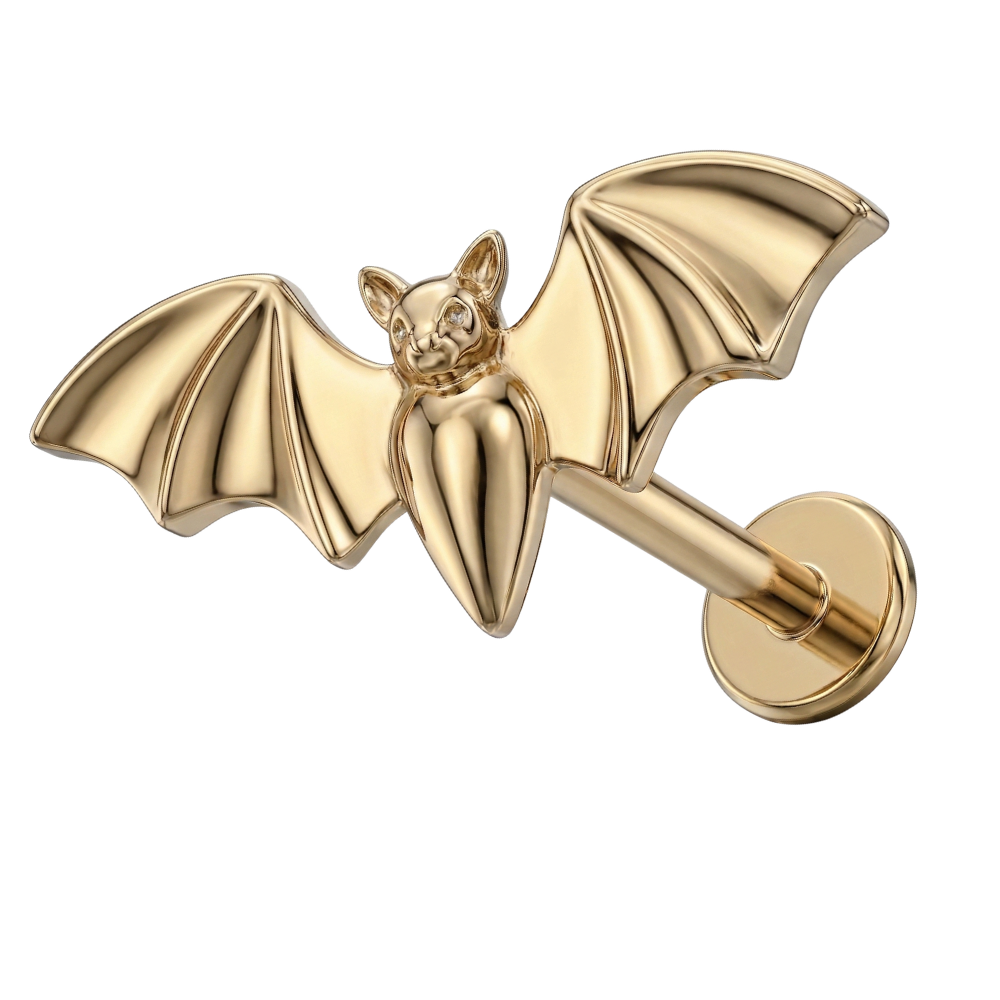 Titanium Decoratief Labret - Bat