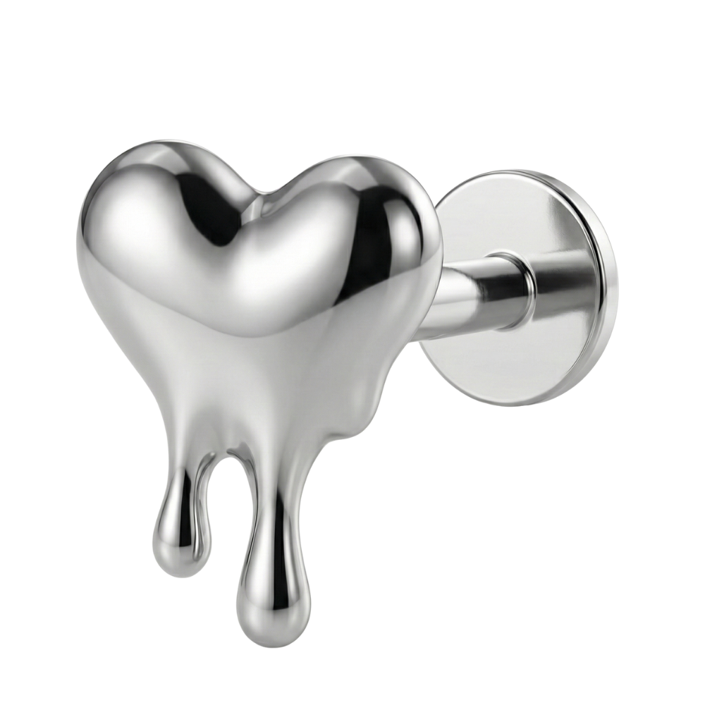 Titanium Decoratief Labret - Smeltend Hart