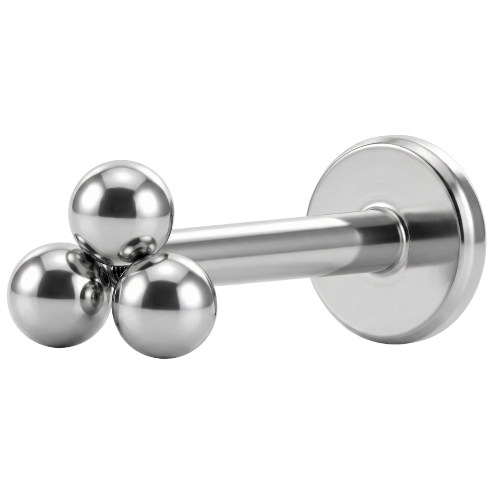 Titanium Decoratieve Labret - Ballen