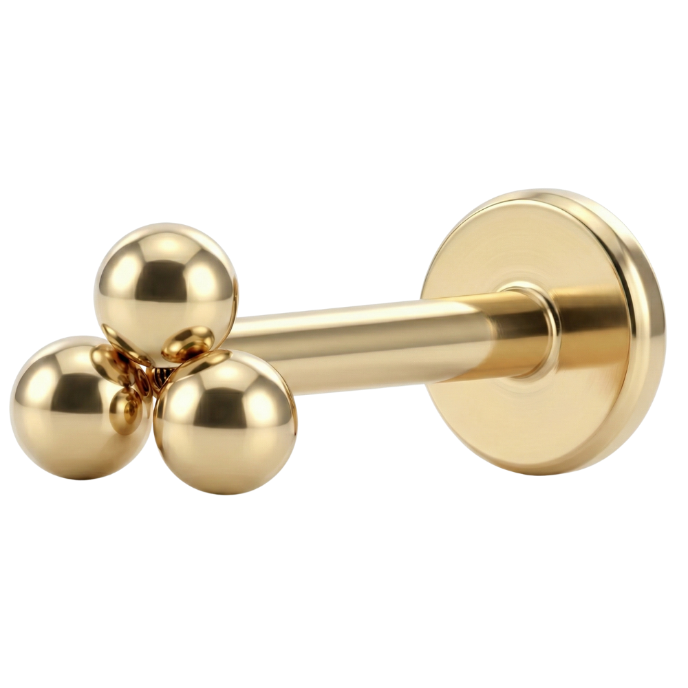 Titanium Decoratieve Labret - Ballen