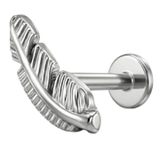Titanium Decoratieve Labret - Veer