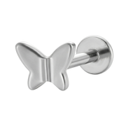 Titanium Decoratieve Labret - Vlinder