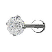 Titanium Decorative Labret - Diamond