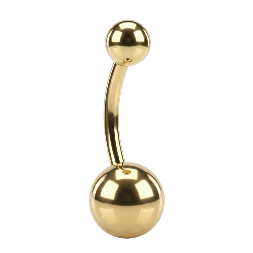 Titanium Navelpiercing - Ballen