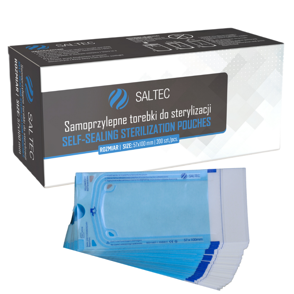 Saltec Sterilisatiezakjes 57x100 - 200 stuks