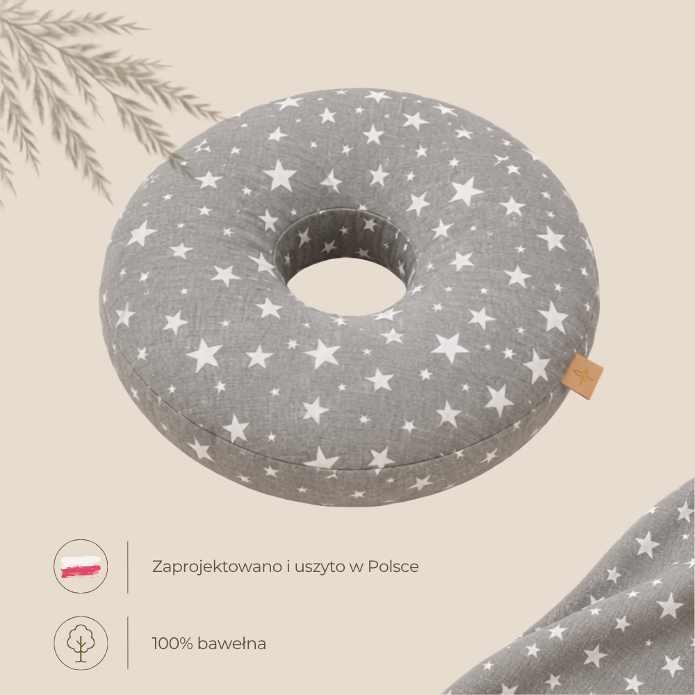 Donutkussen voor piercing - katoen, 30 cm, Pools product