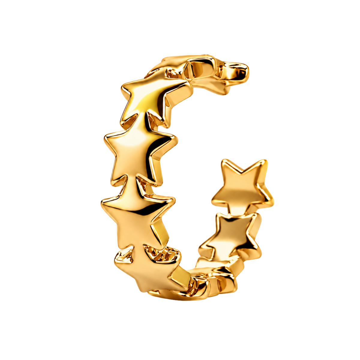 Nausznica z Gwiazd - Ear Cuff
