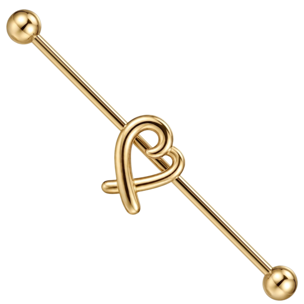 Stalowa Sztanga Ozdobna  - Serce