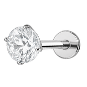 Titanium Decoratieve Labret - Diamant