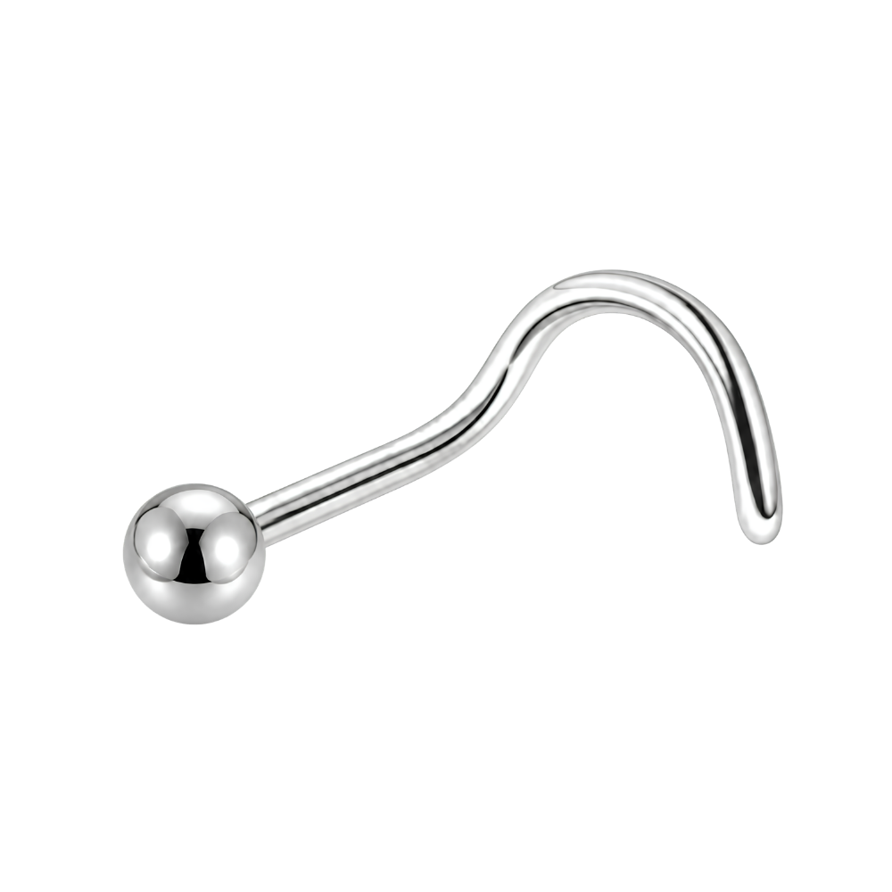 Geschroefde titanium kogelneusring