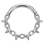 Steel Segment Clicker Thorns - Circle