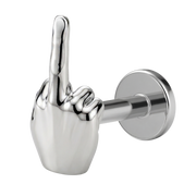 Titanium Decorative Labret - F**K You