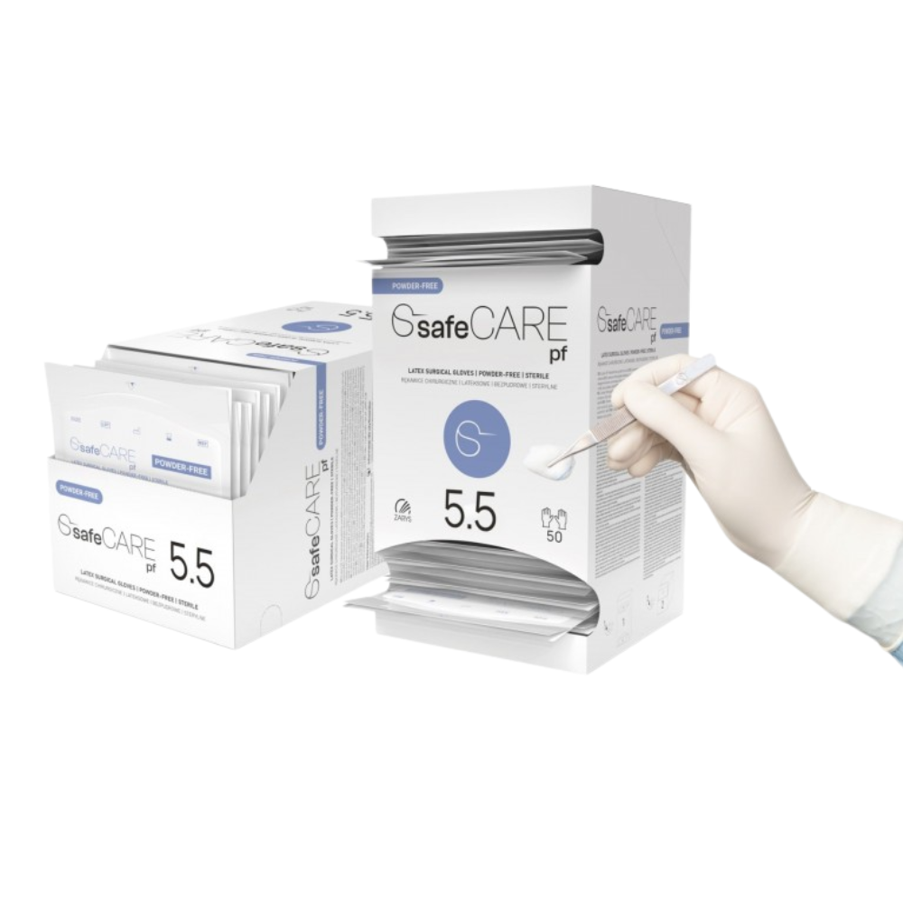 SafeCARE poedervrije steriele chirurgische handschoenen - 1 paar